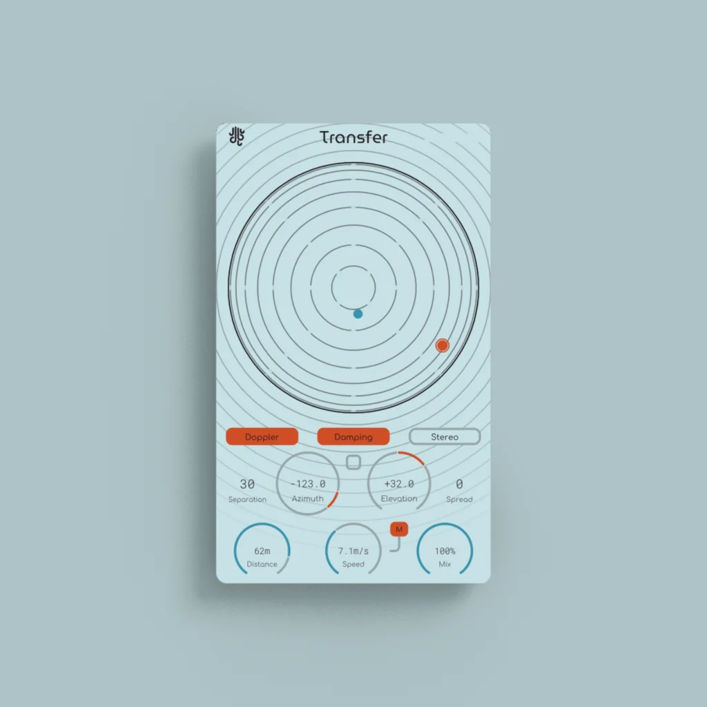 Transfer Doppler-Spatializer VST AU Plugin Lese