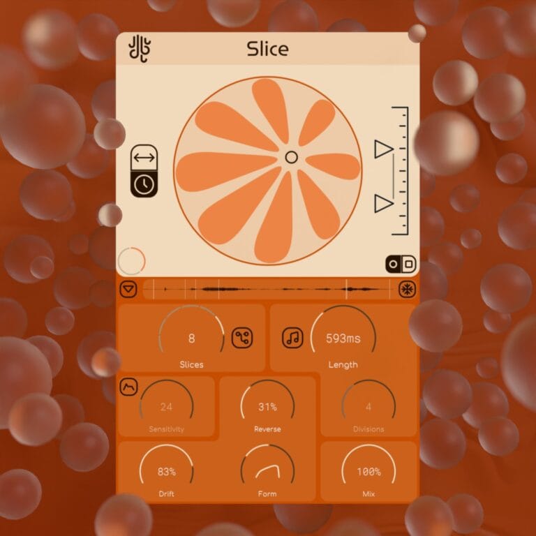 screenshot of slice, an audio plugin