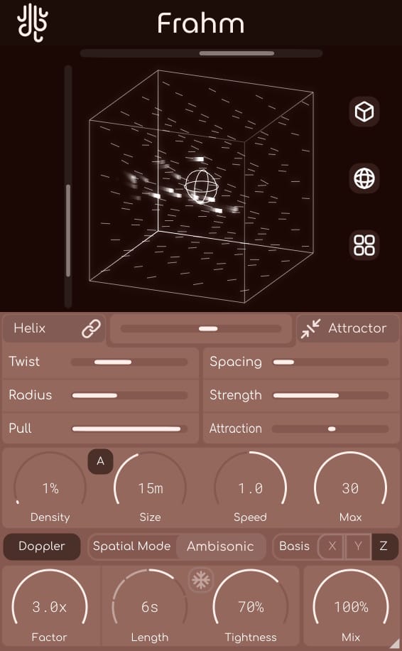 a screenshot of frahm, showing some new algorithms