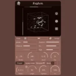 screenshot of the Frahm spatial movement audio plugin