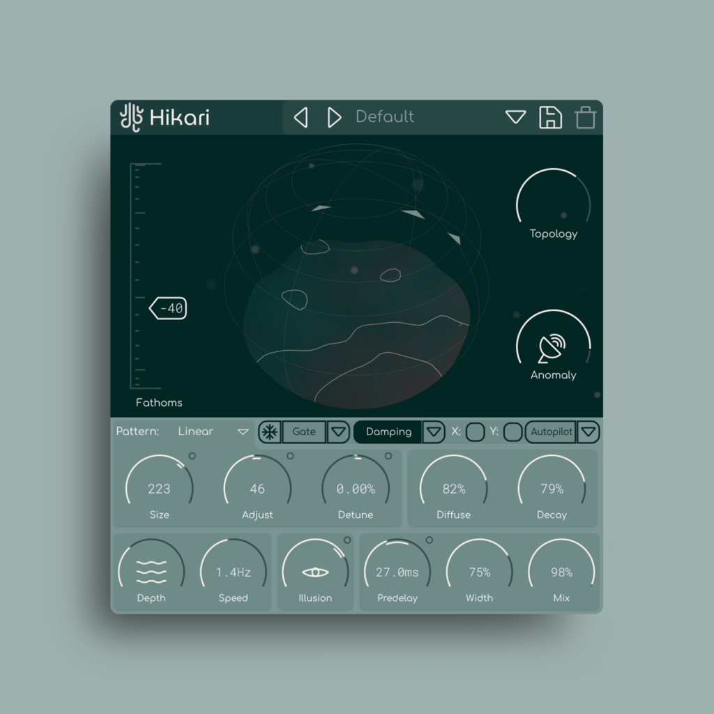hikari audio plugin screenshot on a solid background with shadow